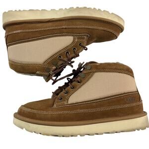 UGG Chestnut Brown Highland Field Chukka Boots Women's Size 7 Suede Lace Up